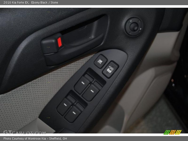 Ebony Black / Stone 2010 Kia Forte EX
