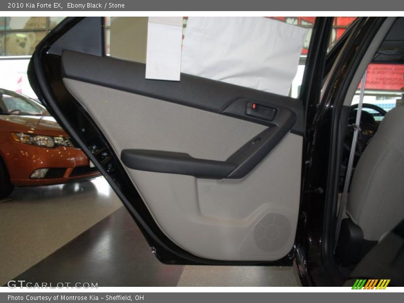 Ebony Black / Stone 2010 Kia Forte EX