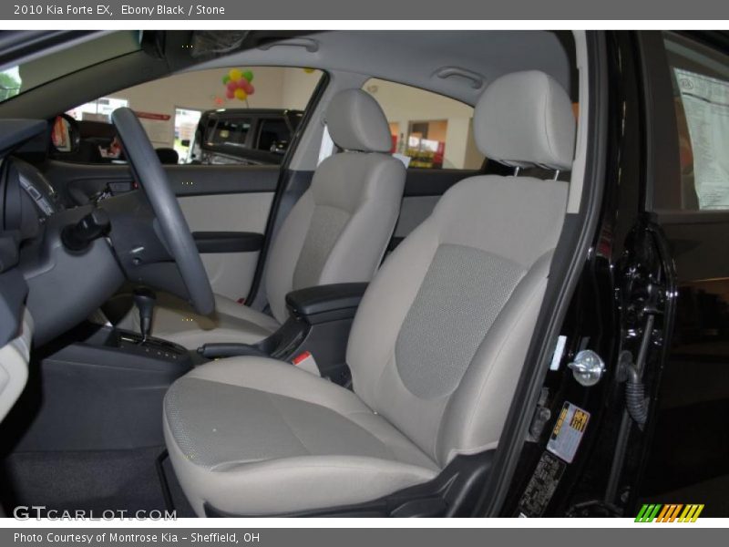 Ebony Black / Stone 2010 Kia Forte EX