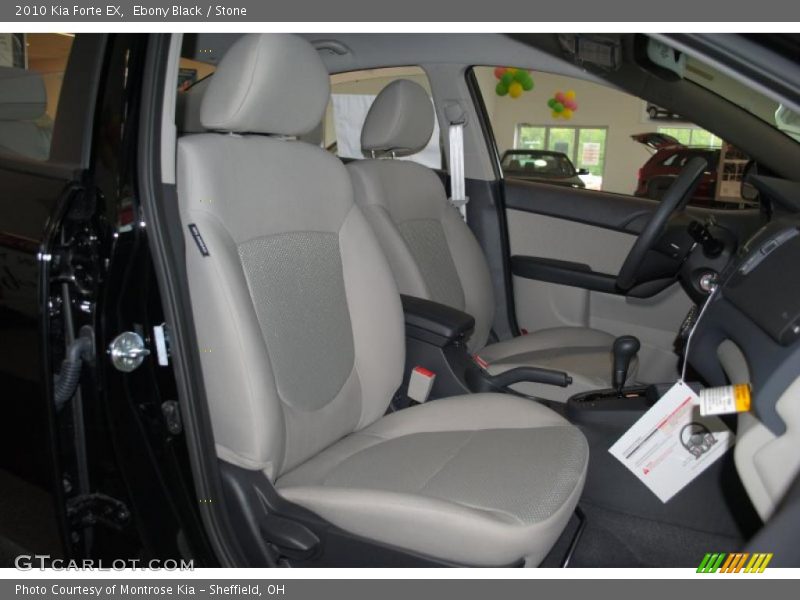 Ebony Black / Stone 2010 Kia Forte EX