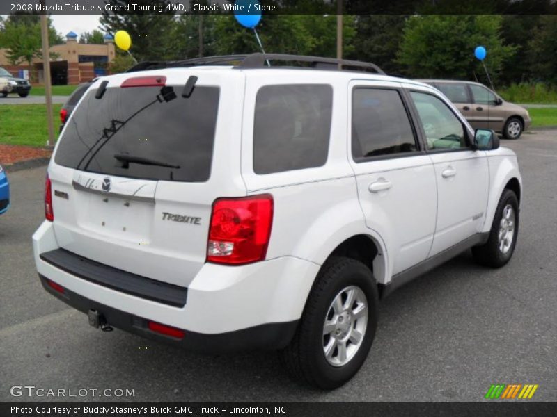 Classic White / Stone 2008 Mazda Tribute s Grand Touring 4WD