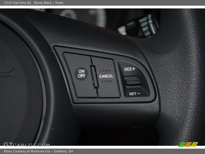 Ebony Black / Stone 2010 Kia Forte EX