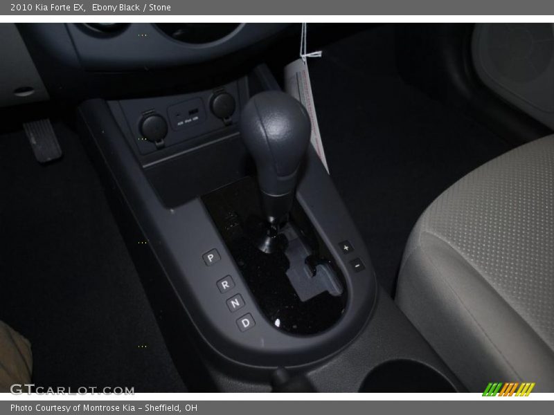 Ebony Black / Stone 2010 Kia Forte EX