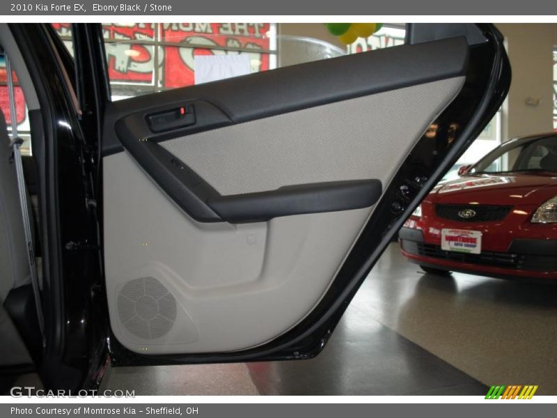 Ebony Black / Stone 2010 Kia Forte EX