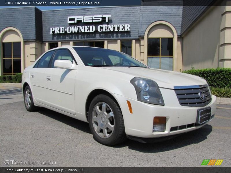 White Diamond / Light Neutral 2004 Cadillac CTS Sedan