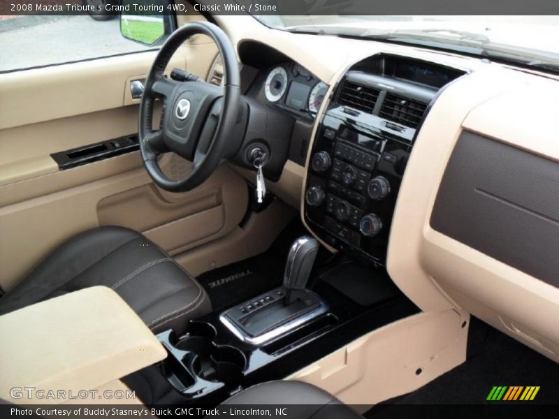 Classic White / Stone 2008 Mazda Tribute s Grand Touring 4WD