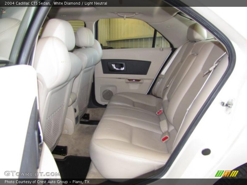 White Diamond / Light Neutral 2004 Cadillac CTS Sedan
