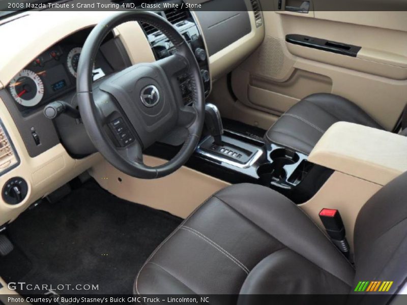 Classic White / Stone 2008 Mazda Tribute s Grand Touring 4WD