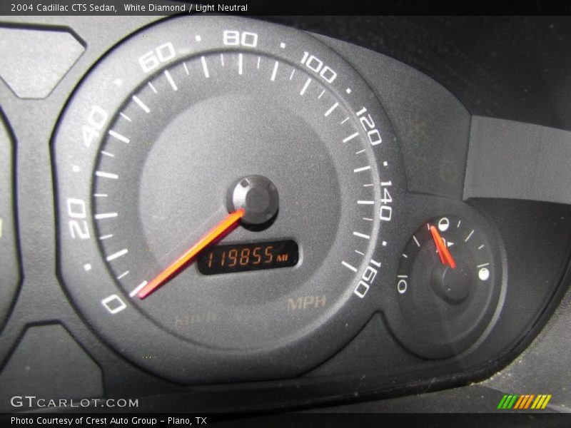 White Diamond / Light Neutral 2004 Cadillac CTS Sedan