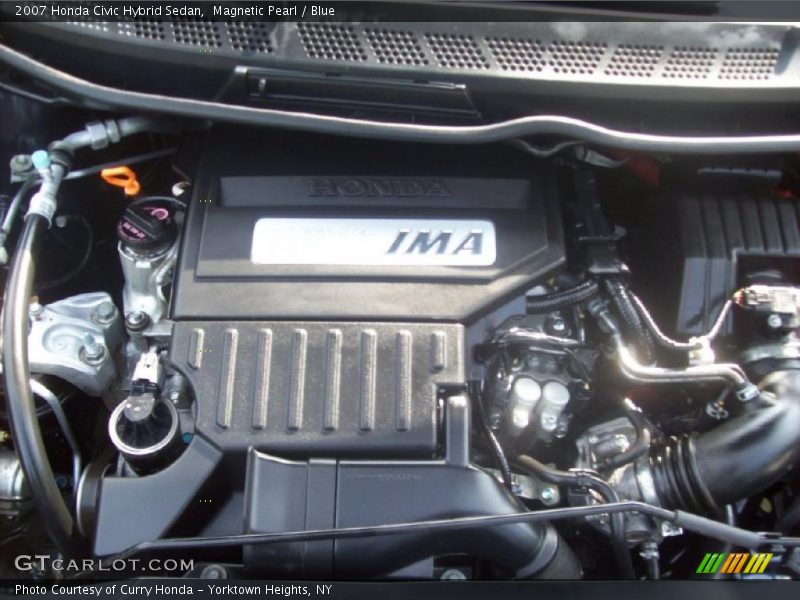 Magnetic Pearl / Blue 2007 Honda Civic Hybrid Sedan