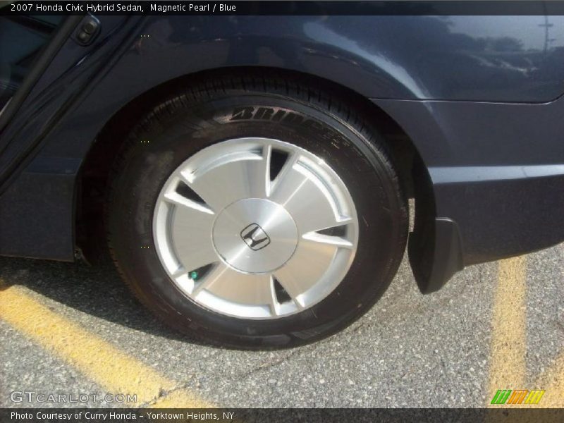 Magnetic Pearl / Blue 2007 Honda Civic Hybrid Sedan