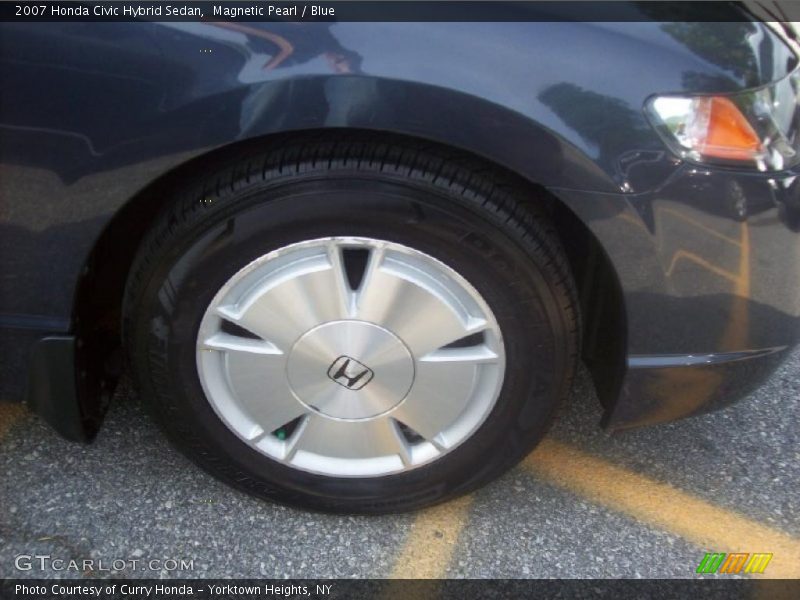 Magnetic Pearl / Blue 2007 Honda Civic Hybrid Sedan