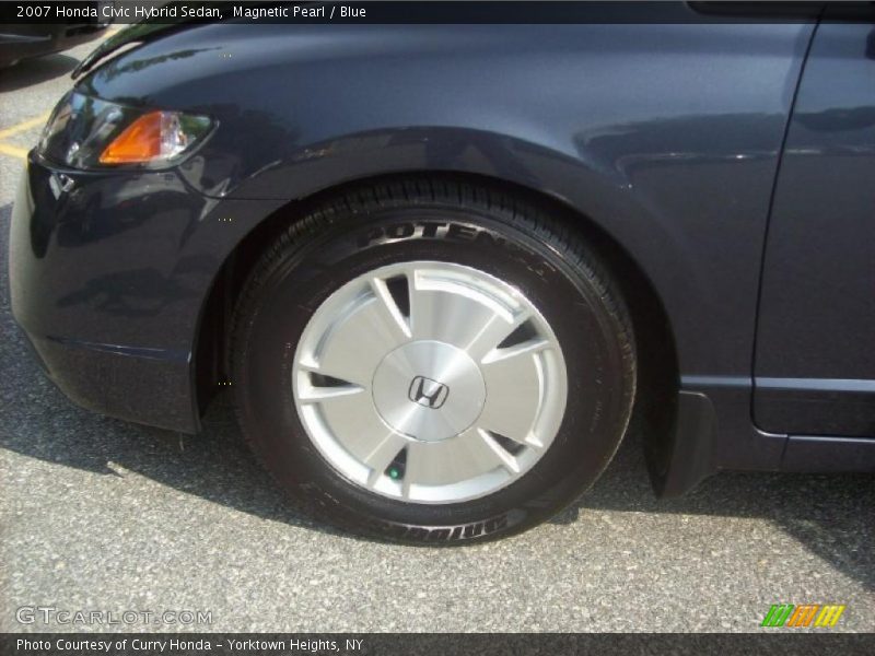 Magnetic Pearl / Blue 2007 Honda Civic Hybrid Sedan