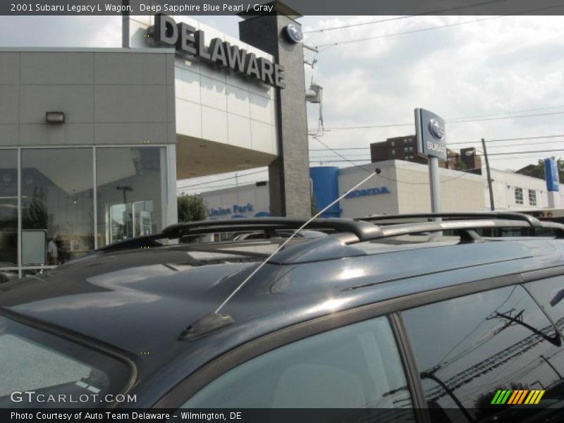 Deep Sapphire Blue Pearl / Gray 2001 Subaru Legacy L Wagon