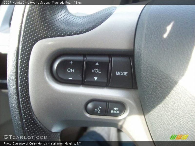 Magnetic Pearl / Blue 2007 Honda Civic Hybrid Sedan