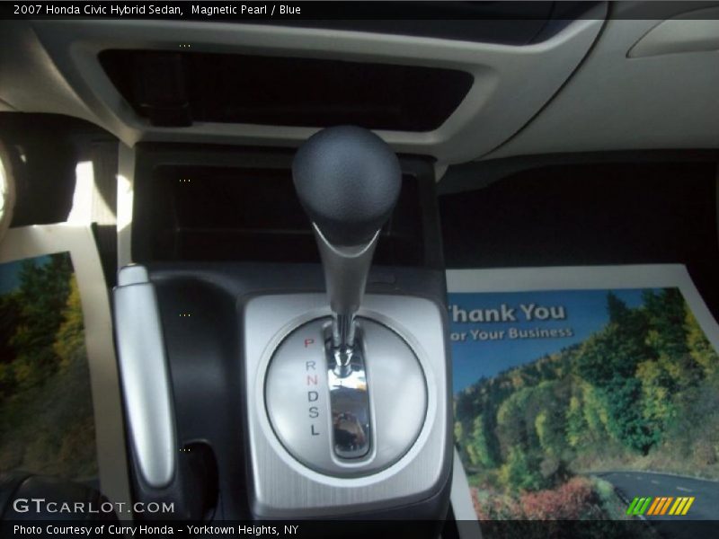 Magnetic Pearl / Blue 2007 Honda Civic Hybrid Sedan
