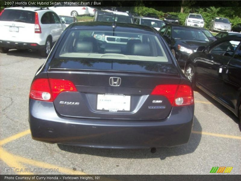 Magnetic Pearl / Blue 2007 Honda Civic Hybrid Sedan