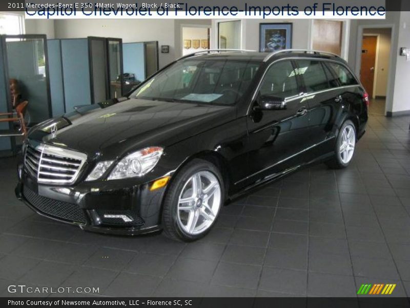 Black / Black 2011 Mercedes-Benz E 350 4Matic Wagon