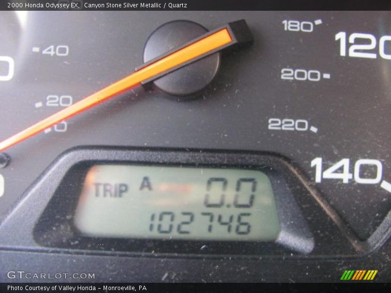 Canyon Stone Silver Metallic / Quartz 2000 Honda Odyssey EX