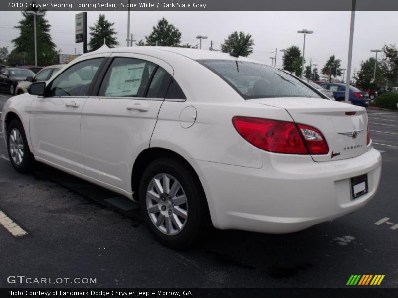 Stone White / Dark Slate Gray 2010 Chrysler Sebring Touring Sedan