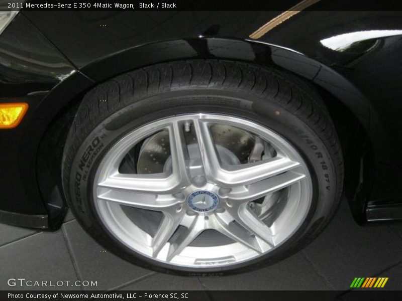 Black / Black 2011 Mercedes-Benz E 350 4Matic Wagon