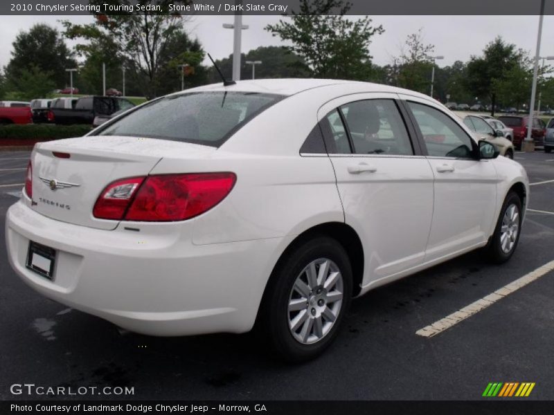 Stone White / Dark Slate Gray 2010 Chrysler Sebring Touring Sedan