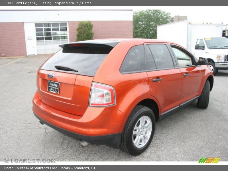 Blazing Copper Metallic / Camel 2007 Ford Edge SE
