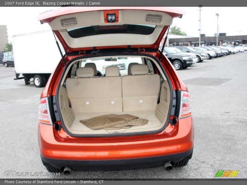 Blazing Copper Metallic / Camel 2007 Ford Edge SE