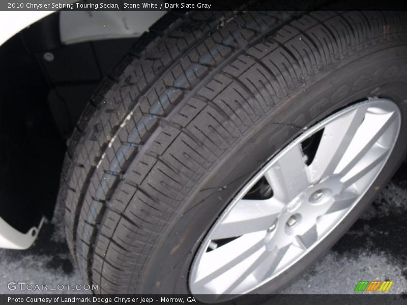 Stone White / Dark Slate Gray 2010 Chrysler Sebring Touring Sedan