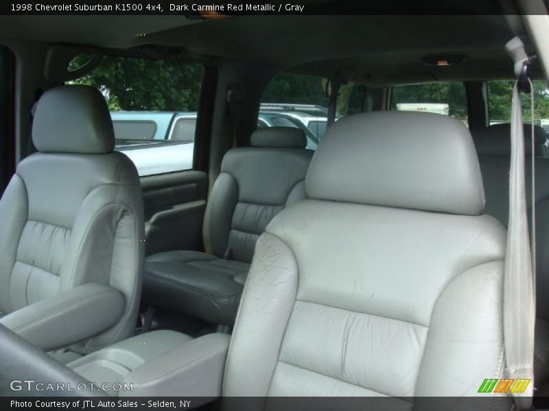 Dark Carmine Red Metallic / Gray 1998 Chevrolet Suburban K1500 4x4