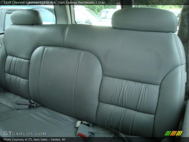 Dark Carmine Red Metallic / Gray 1998 Chevrolet Suburban K1500 4x4