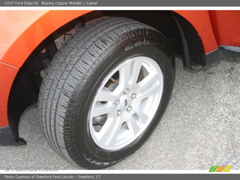 Blazing Copper Metallic / Camel 2007 Ford Edge SE