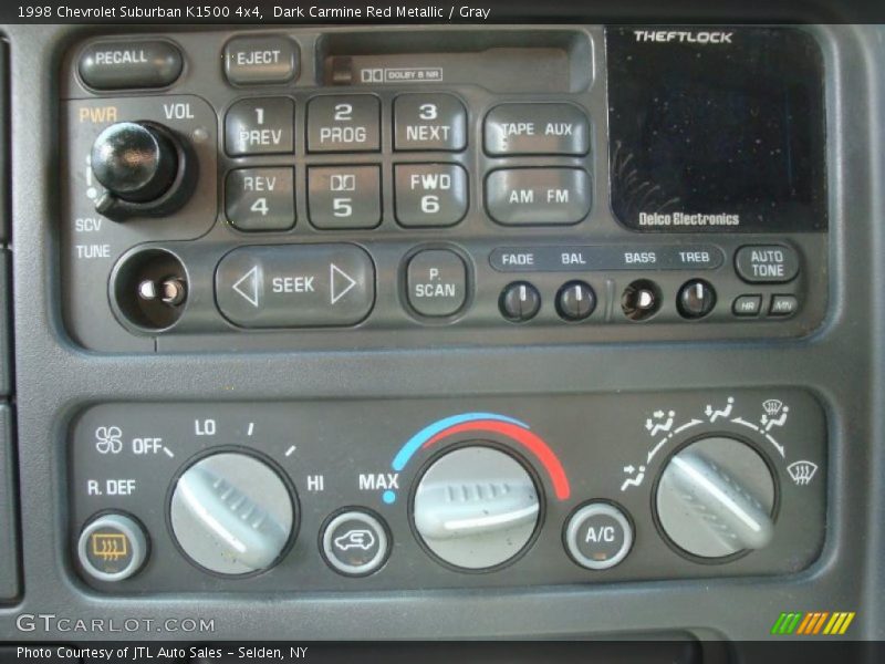 Dark Carmine Red Metallic / Gray 1998 Chevrolet Suburban K1500 4x4
