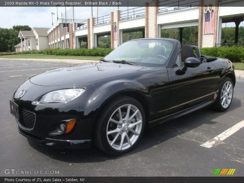 Brilliant Black / Black 2009 Mazda MX-5 Miata Touring Roadster