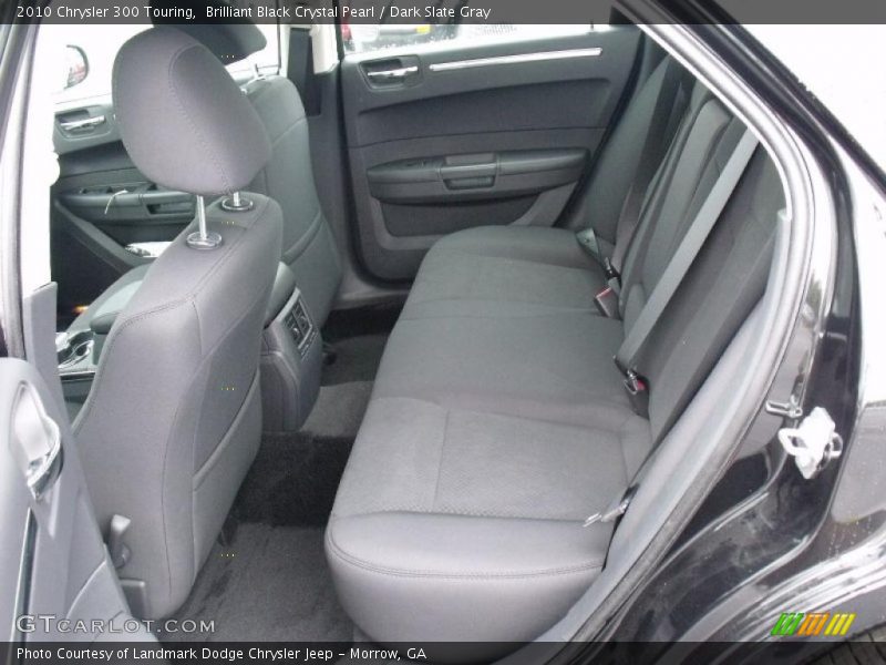 Brilliant Black Crystal Pearl / Dark Slate Gray 2010 Chrysler 300 Touring