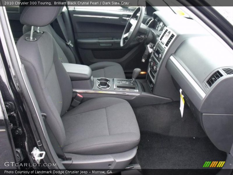 Brilliant Black Crystal Pearl / Dark Slate Gray 2010 Chrysler 300 Touring