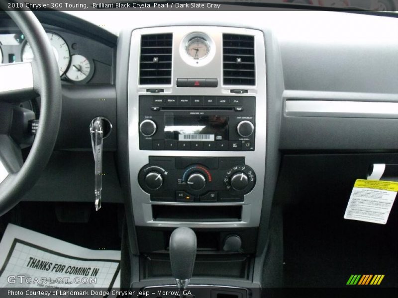 Brilliant Black Crystal Pearl / Dark Slate Gray 2010 Chrysler 300 Touring