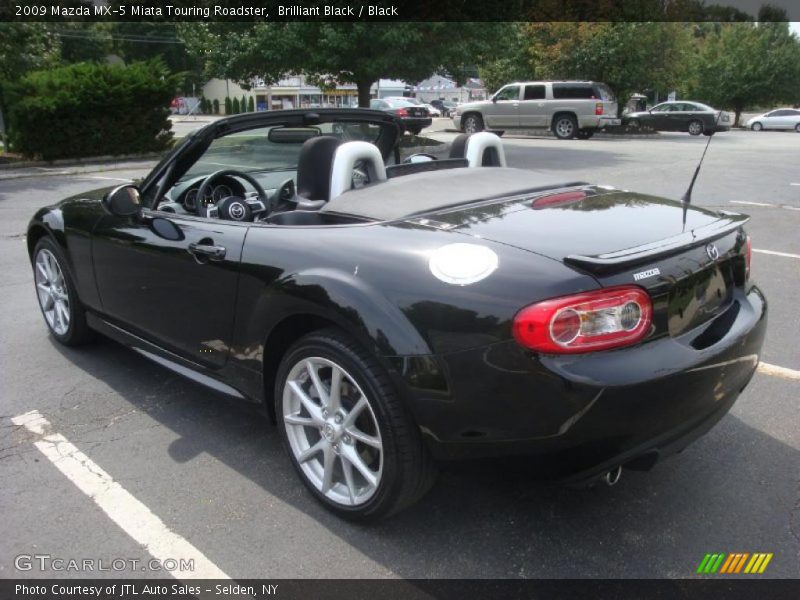 Brilliant Black / Black 2009 Mazda MX-5 Miata Touring Roadster