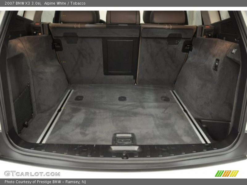 Alpine White / Tobacco 2007 BMW X3 3.0si