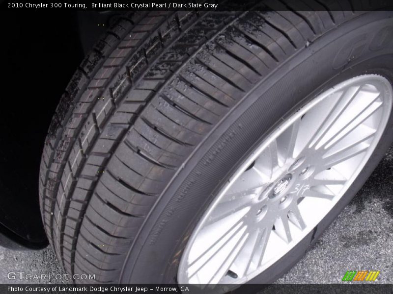 Brilliant Black Crystal Pearl / Dark Slate Gray 2010 Chrysler 300 Touring