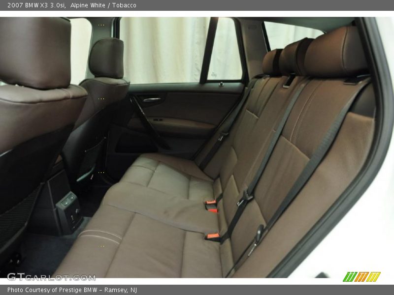 Alpine White / Tobacco 2007 BMW X3 3.0si