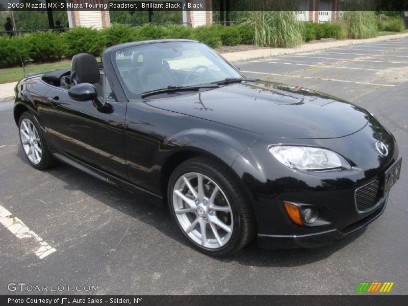 Brilliant Black / Black 2009 Mazda MX-5 Miata Touring Roadster