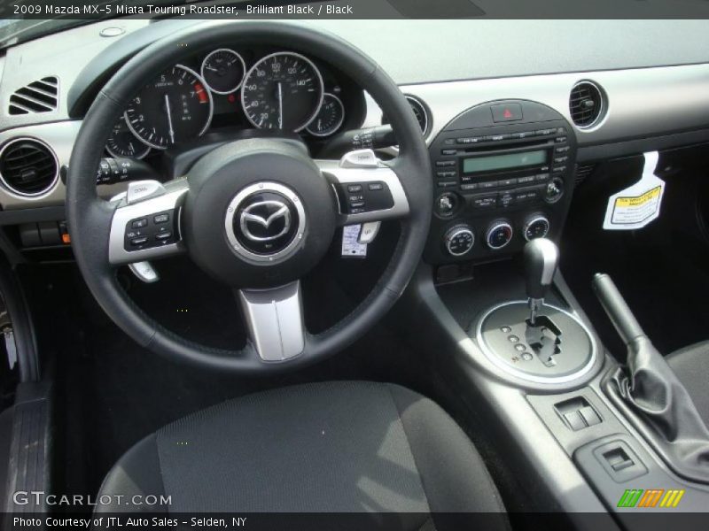 Brilliant Black / Black 2009 Mazda MX-5 Miata Touring Roadster