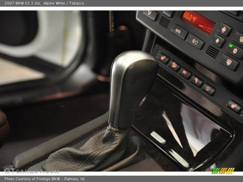 Alpine White / Tobacco 2007 BMW X3 3.0si