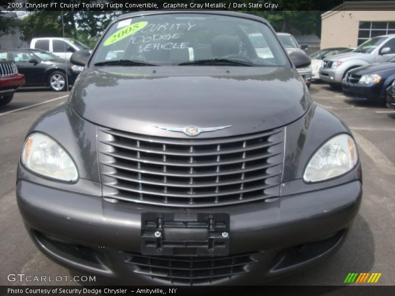 Graphite Gray Metallic / Dark Slate Gray 2005 Chrysler PT Cruiser Touring Turbo Convertible
