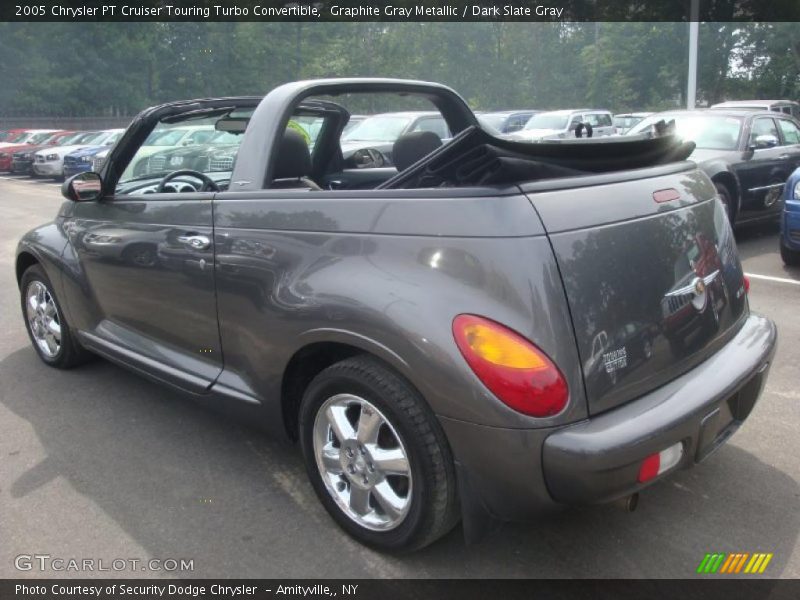 Graphite Gray Metallic / Dark Slate Gray 2005 Chrysler PT Cruiser Touring Turbo Convertible