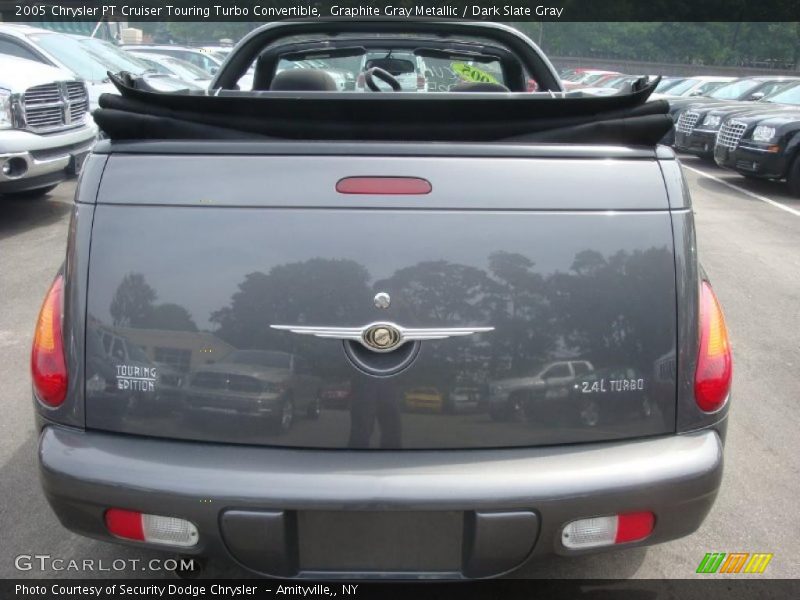 Graphite Gray Metallic / Dark Slate Gray 2005 Chrysler PT Cruiser Touring Turbo Convertible