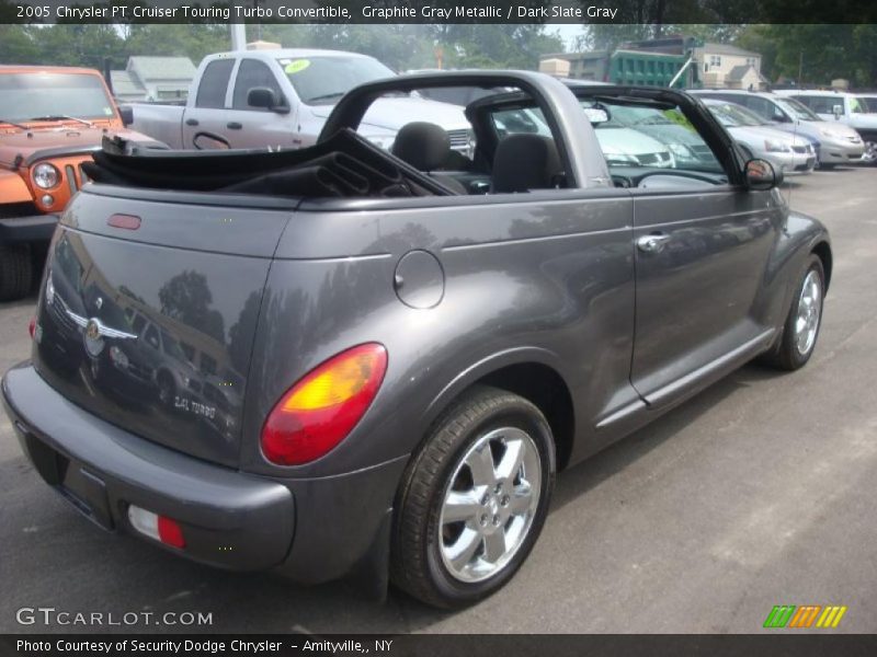 Graphite Gray Metallic / Dark Slate Gray 2005 Chrysler PT Cruiser Touring Turbo Convertible
