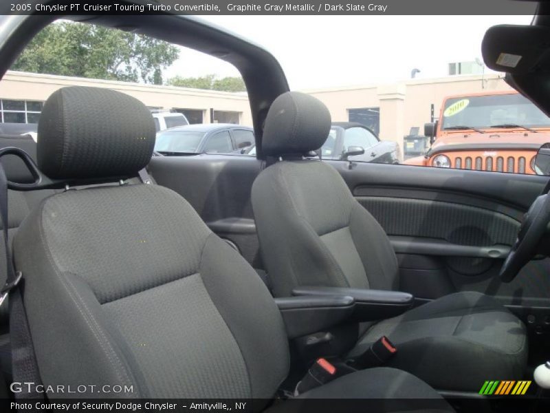 Graphite Gray Metallic / Dark Slate Gray 2005 Chrysler PT Cruiser Touring Turbo Convertible