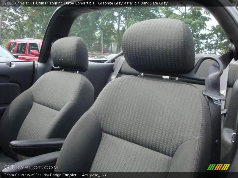 Graphite Gray Metallic / Dark Slate Gray 2005 Chrysler PT Cruiser Touring Turbo Convertible